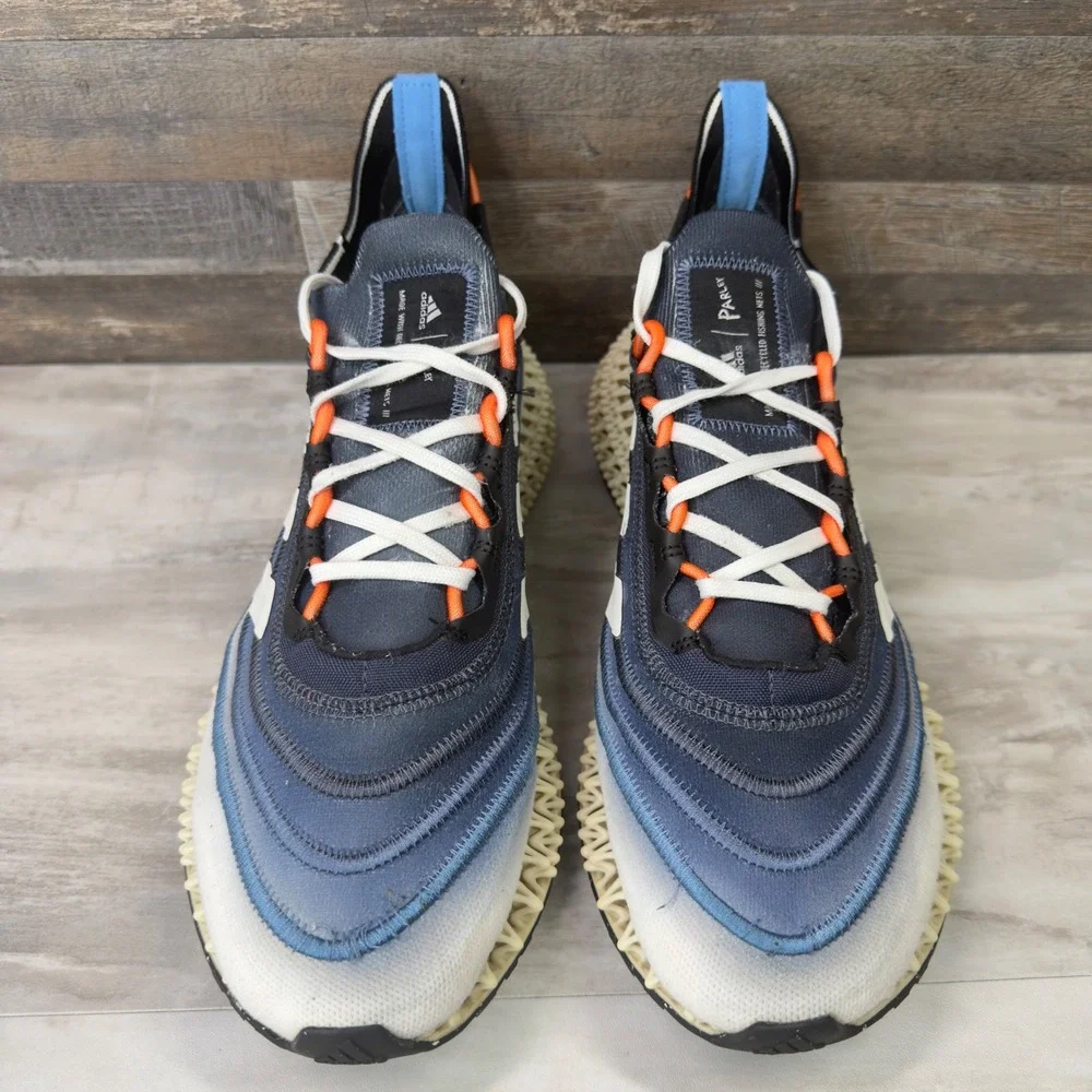 Adidas 4DFWD x Parley Mens Size 12 Running Shoes 3D Printed Blue White GX6604